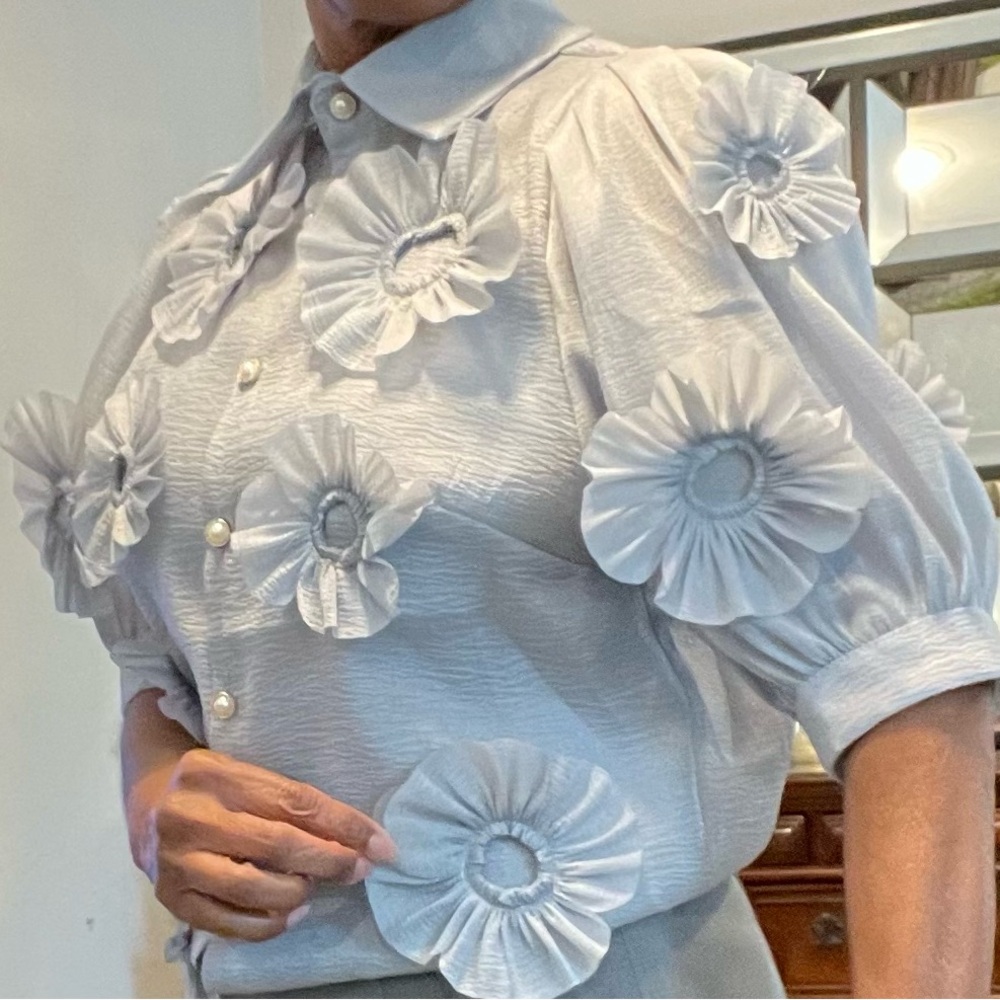 Gray Blouse